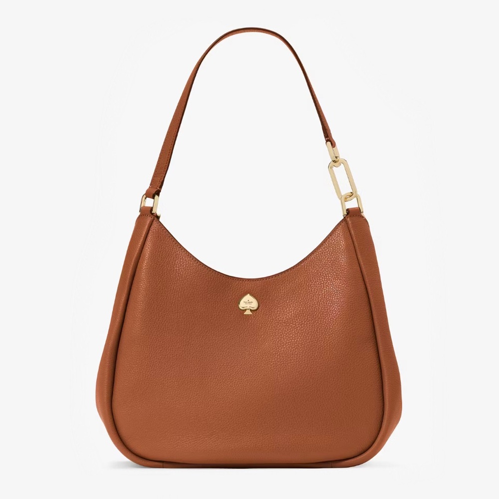 ♠️Kate Spade Kayla Large Triple Compartment Shoulder Bag, Warm Gingerbread Brown